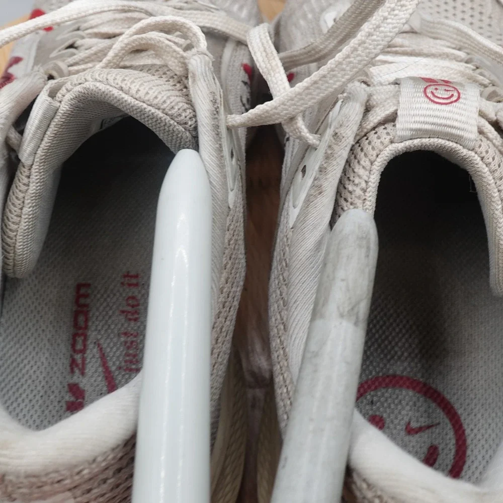 Nike Shoes Womens 8 White Red Air Zoom Pegasus 40 PRM‎ Running FB7703 100 Flaws